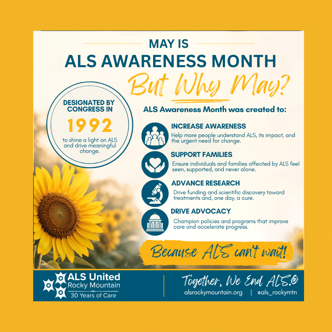 May Is ALS Awareness Month.